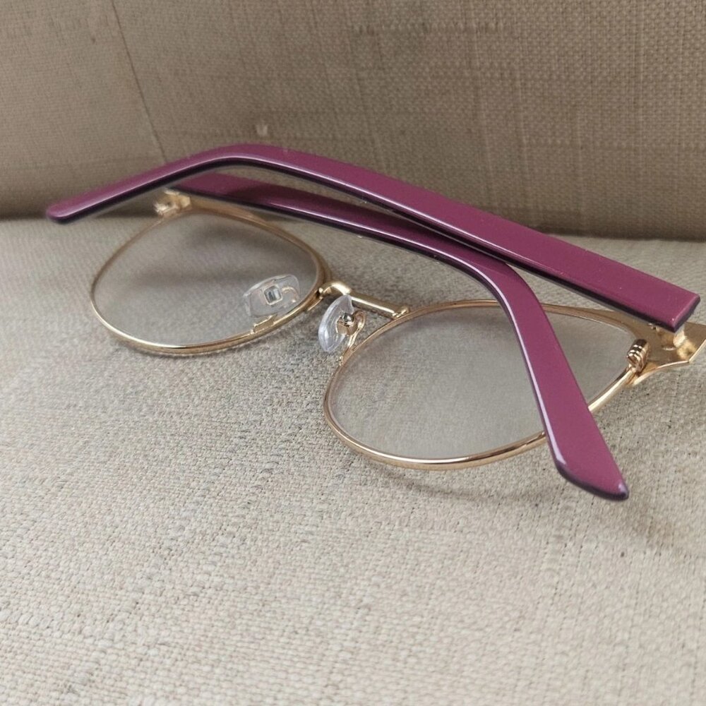 ST. Moritz Women Eyeglasses Frame ROXIE Eye Wear MAUVE 49[]19 140 Glasses Frame - Picture 8 of 12